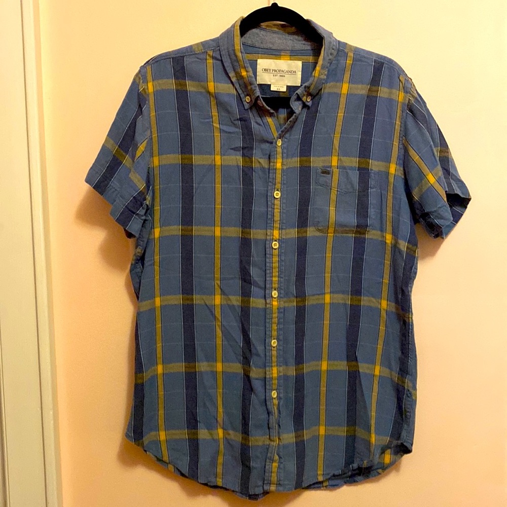 Obey Propaganda short-sleeve button down shirt